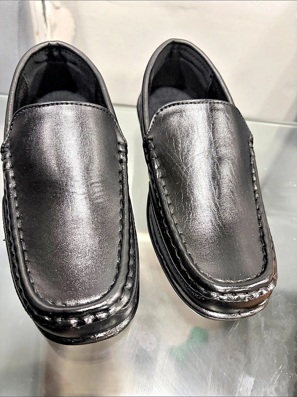 Deer Stags Booster kids Black Loafers schools and party boys shoes